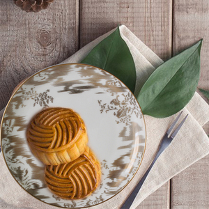 Service de table en porcelaine fine de luxe, assiettes, vaisselle, restaurants, ensemble d'assiettes en céramique - Product Image 6