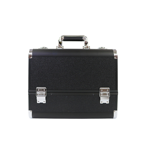 Trousse de Maquillage Professionnelle Grande Pliable avec Plateau Extensible Scintillant, Résistante à l'Eau, Idéale pour les Maquilleurs Mobiles - Product Image 3