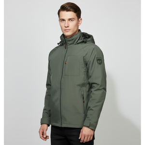 ソウル風レトロレインジャケット |   男女兼用 防水 防風 フード付きボンバージャケット |   軽量で通気性のあるジッパー付きコート - Product Image 2