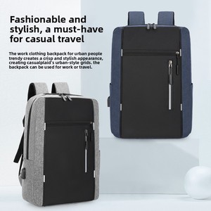 High Quality Print Logo Wholesale Men Casual Computer Waterproof School Rucksack Bag Polyester 3 in 1 Laptop <b>Backpacks</b> - Product Image 4