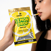 Emballage personnalisé en plastique imprimé numériquement pour embouts à fumer, trois sachets thermoscellés avec fenêtre