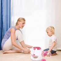 Machine à tricoter 22 aiguilles Lapin Blanc pour enfants, vente en gros d'usine, fournitures de couture, cadeau DIY, machine à tricoter la laine, avec crochet offert