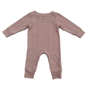 Combinaison en <span class=keywords><strong>coton</strong></span> côtelé pour bébé, fille et garçon, manches longues, ensemble <span class=keywords><strong>de</strong></span> nuit pour nouveau-nés, boutons pression - Product Image 3