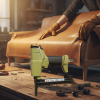 Agrafeuse pneumatique XINYI 21Ga à bec long 8016L de qualité industrielle, pistolet à clous en forme de U pour cuir, canapé, travail du bois, décoration
