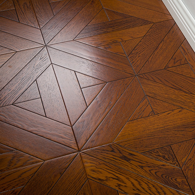Plancher couleur chêne et teck 7702 450 * 450 * 15 ; 1㎡
