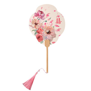 Bán Buôn Truyền Thống Trung Quốc Phong Cách Vòng Cô Dâu <span class=keywords><strong>Fan</strong></span> Tre Hanfu Lễ <span class=keywords><strong>Fan</strong></span> Sơn Thiết Kế Cho Đám Cưới Hình Ảnh Phù Dâu Đạo Cụ - Product Image 5