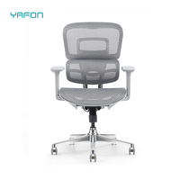 Chaise de bureau complète de direction de luxe Chaise élévatrice ergonomique en maille avec style en tissu et confort