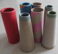 Fabricants de tubes de pagode traitant un tube de papier conique textile personnalisé Tube de fil kraft