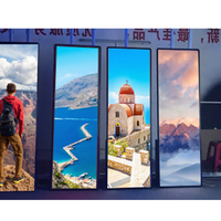 Armadi a LED 640x1920mm P1.5 P1.86 P2 P2.5mm per interni esterni Pantalla Led cornice in piedi a colori Poster Display a LED