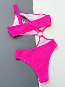 Sexy Hollow Out Bikinis <span class=keywords><strong>2023</strong></span> Summer Beachwear Bikini <span class=keywords><strong>de</strong></span> una pieza Traje <span class=keywords><strong>de</strong></span> baño para mujer - Product Image 4