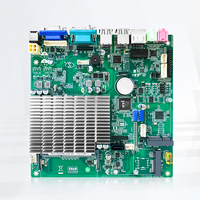 HISWISER J1800 Intel CPU intégré Carte mère DDR3L 1333 MHz/1066 MHz Max 8 Go Mini PCIe WiFi MSATA Nouveau