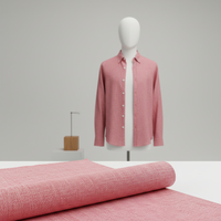 Tissu tissé léger teint en fil, couleur unie, 55 % lin 45 % coton, écologique, pour literie, garçons, hommes, femmes, enfants, formel – Meilleure vente