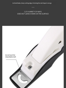 <span class=keywords><strong>Ciseaux</strong></span> de coupe-pointe d'ongle français en forme de U en acier inoxydable de qualité supérieure <span class=keywords><strong>pour</strong></span> la manucure de salon professionnel - Product Image 6