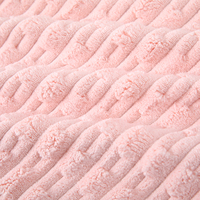 Serviette de Bain en Polaire Corail Tissée Écologique en Gros, 70*140 cm, Douce, en Peluche, Confortable, pour Spa et Maison