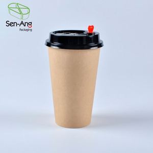 Vaso de Papel Desechable de Pared Simple para Alimentos, con Logotipo Personalizado, para Tequila y Café, Senang08, Buena Venta - Product Image 5