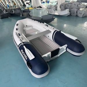 Bote Neumático RIB de <span class=keywords><strong>PVC</strong></span> Reachsea para 4 Personas, 3 m, Color Azul y Gris Claro, Logotipo Personalizado de Lujo para Patrullaje - Product Image 4