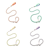 Laisse anti-traction brusque pour chien, type corde en P, en nylon, avec boucle alphabet, pour chiens de petite et moyenne taille, entraînement et promenade