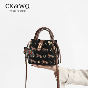 Bolso de Lujo Ligero para Mujer, Novedad 2026, Bolso de Hombro y Bandolera con Bordado, Modelo WQ-10670G, Hecho en CN/GUA - Product Image 4