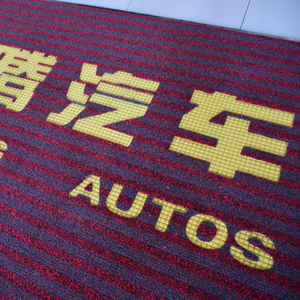 Alfombra de nailon 100% para puerta, antideslizante con Pvc tapete de absorción de agua, alfombra de entrada a rayas anchas - Product Image 3