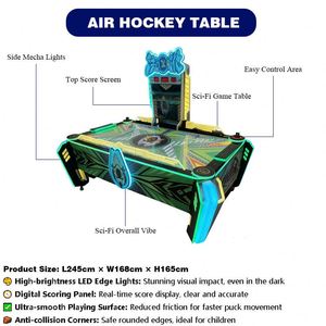 Air Hockey Custom Mdf Cabinet <b>Machine</b> With Strong Air Motor Smooth Surface Club Hockey Game Table - Product Image 3
