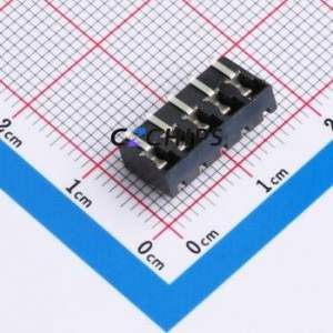 GT-BTP30005-0720B-015A Blade/Spring Contact Battery Connector SMD,P=3mm Connector Spring Contact Type 3mm 5P Horizontal Mount - Product Image 2