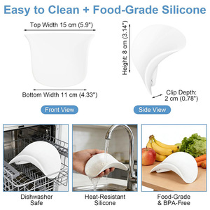 Outil 2-en-1 pour <span class=keywords><strong>la</strong></span> préparation et <span class=keywords><strong>la</strong></span> cuisson des aliments pour bébés, bec verseur en silicone, accessoire de cuisine - Product Image 4