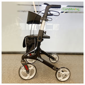 Venta caliente discapacidad Bariatric <span class=keywords><strong>Walker</strong></span> con asiento grande, altura ajustable Extra ancho Heavy Duty <span class=keywords><strong>Rollator</strong></span> para personas mayores - Product Image 1