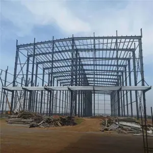 2023新设计预制钢结构仓库现代快速建筑金属商场建筑