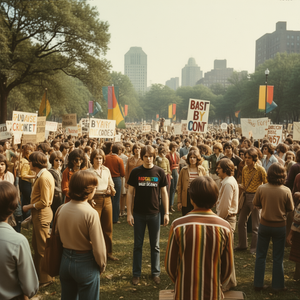 Camiseta Radicalized By Basic Decency con diseño de activismo vintage - Product Image 2