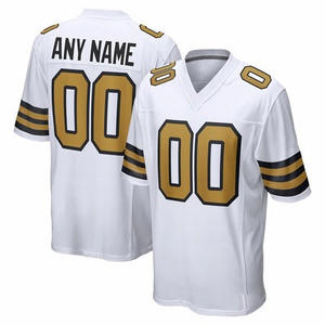 بيع بالجملة جيرسي كرة القدم الأمريكية أعلى جودة نيو أورليانز مخيط قمصان NFLing جميع اللاعبين 32 فرق قمصان الرجعية زائد الحجم - Product Image 2