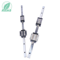 Rieles Lineales CNC HIWIN de Repuesto 1:1 HGR15 HGR20 HGR25 HGR45 con Bloque Deslizante y Rodamiento de 1500mm Rexroth para Riel de Router CNC