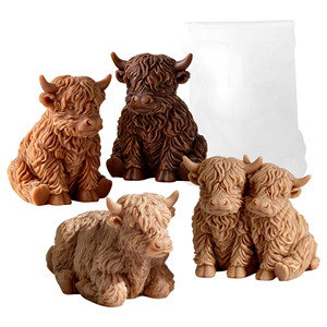 Molde para Velas con Forma <span class=keywords><strong>de</strong></span> <span class=keywords><strong>Vaca</strong></span> Highland, Molde 3D para Velas <span class=keywords><strong>de</strong></span> <span class=keywords><strong>Vaca</strong></span>, Adecuado para Hacer Velas, Decoración <span class=keywords><strong>de</strong></span> Pasteles <span class=keywords><strong>de</strong></span> <span class=keywords><strong>Fondant</strong></span> y Chocolate, Resina Epoxi - Product Image 2