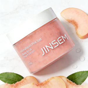 Gommage corporel exfoliant à la pêche en gros ODM avec sel marin et extrait de pêche 200G Hydratant et unifiant le teint - Product Image 5