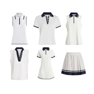 Robe de tennis personnalisée pour filles, avec dentelle, en tissu extensible, style athleisure, respirante, facile à porter au quotidien, OEM - Product Image 1