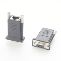 Adaptateur croisé RJ45 vers DB9 PCM-KW-610 en cuivre blindé pour équipement et communication de données série