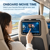 Solusi Multimedia Bus Cerdas Terintegrasi 20 Tahun Pengalaman Pabrik: Sistem Hiburan Layar VOD Android 10.1 inci WIFI Layar Sentuh