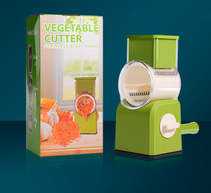 Multi-Function Household <b>Vegetable</b> Cutter Grater Hand Roller Slicing Grinding Powder Wiper <b>Vegetable</b> Slicer Meat Slicer - Product Image 3