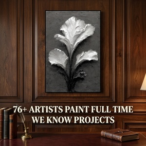 Arte su Tela Moderna con Rilievo 3D per Decorazione di Aree Pubbliche di Hotel, Progetto Professionale per l'Ospitalità, Pittura Murale FF&<span class=keywords><strong>E</strong></span> - Product Image 4