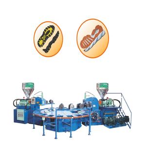 Macchina Automatica Rotativa per Stampaggio a Iniezione di Suole in Plastica PVC TPR TPU a 16 Stazioni Multicolore - Product Image 1
