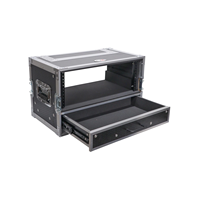 Flight case en aluminium avec support pour ordinateur portable, idéal pour DJ et transport sur route