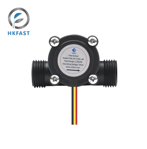 Sensor de Flujo de Plástico FHS-1P-1T30-6N 1-30L/min para Agua, Aceite y Líquidos, Efecto Hall de Nylon, 5-18VDC - Product Image 1