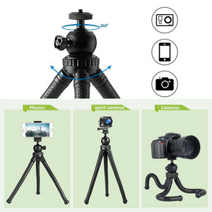 Silicone Linh Hoạt mini tripod chủ Hành Động máy ảnh Du Lịch ống đỡ động mạch Điện Thoại Máy Ảnh Tripod đối với Canon & Gopro Hành Động máy ảnh & iPhone - Product Image 4