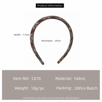 Maillard High Sense kafa kore okul tarzı saç aksesuarları basınç pamuk hairbands yüksek kranial üst ince kafa bandı