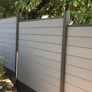 Custom Fireproof <strong>Wood</strong> <strong>Fence</strong> <strong>Wood</strong> Panels Outdoor Garden <strong>Fence</strong> Trellis Garden WPC Panel <strong>Fence</strong> For Outdoor - Product Image 2