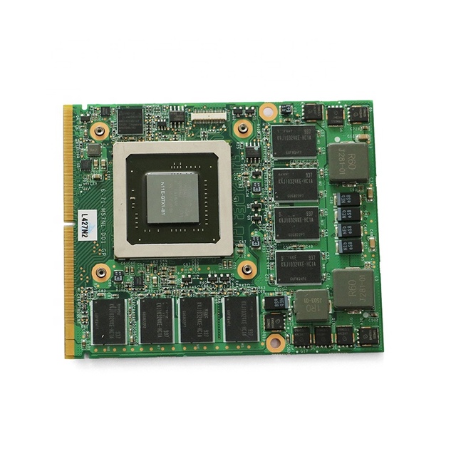 GTX285M GTX 285M N11E-GTX1-B1 DDR3 1G Graphic Card for DELL M15X M17X Clevo M57NL MSI 16F1 16F2 Graphics Card Video Card