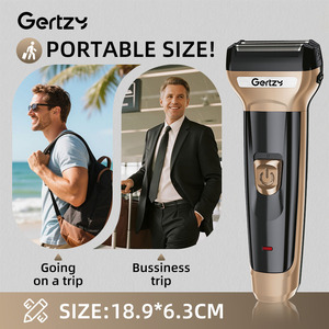 USB Powered High-Performance Digital Three-in-One Reciprocating <b>Shaver</b> for Personal Beards Household Use Smart High-power Electr - Product Image 5