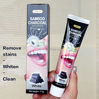 Dentifrice blanchissant au charbon de bambou Capios 110g en gros – Haleine fraîche, élimine les taches de fumée, dentifrice naturel