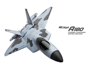 Máy Bay XK WLtoys A180 RC Mới 2.4GHz 3 Kênh 6 Trục Gyro F22 RC Máy Bay Lượn Ném Sải Cánh Bọt Biển Đồ Chơi Cánh Cố Định - Product Image 3