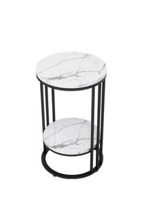 <span class=keywords><strong>Tavolino</strong></span> circolare moderno minimalista dorato con griglia di lusso Design salotto mobili per la casa con bordo in metallo - Product Image 5