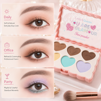 Palette de fards à paupières Glamour en marque privée OEM, formule lisse et facile à estomper pour un look naturel et doux, prix usine